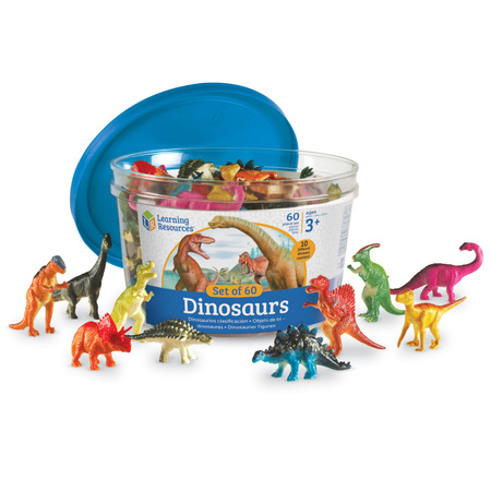 LEARNING RESOURCES Dinosaur Counter, 60 pcs 0811